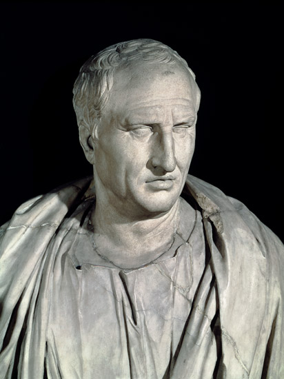 Bust of Marcus Tullius Cicero (106-43 BC)  (detail of 168173) van Roman