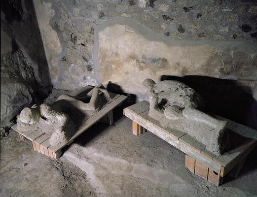 Two bodies in the House of Fabius Rufus (photo) van Roman 1st century AD