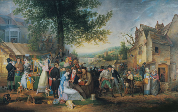 St. James's Fair, Bristol van Samuel Colman