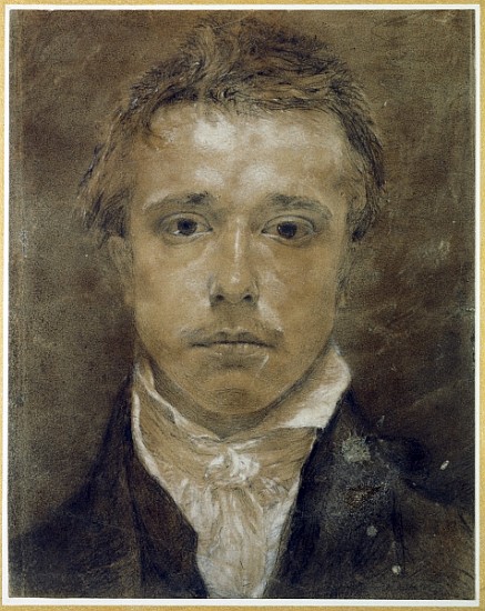 Self Portrait, c.1826 (black chalk heightened with white on paper) van Samuel Palmer