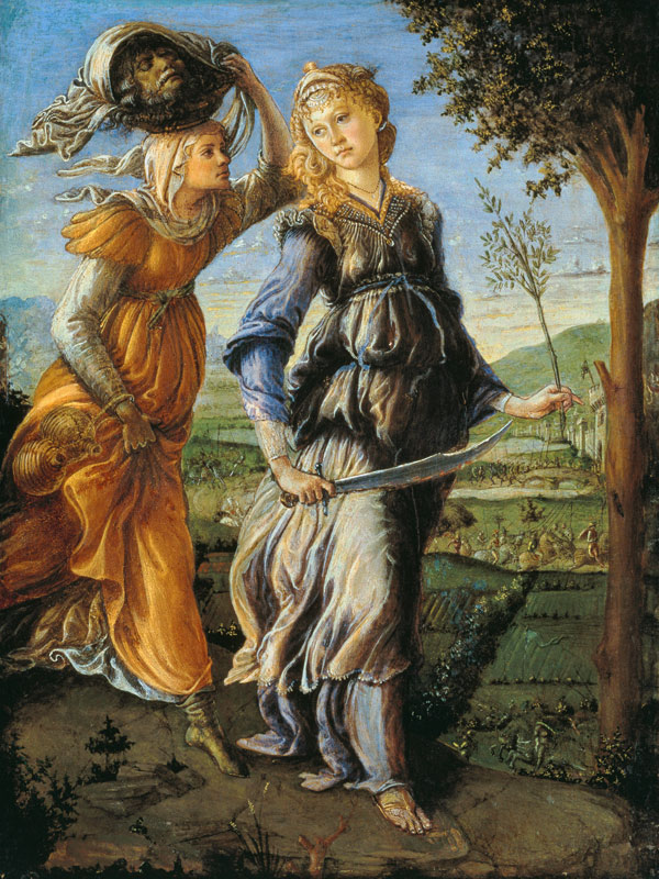Rückkehr der Judith nach Bethulia van Sandro Botticelli
