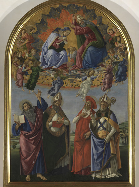 Botticelli, Krönung Mariä van Sandro Botticelli