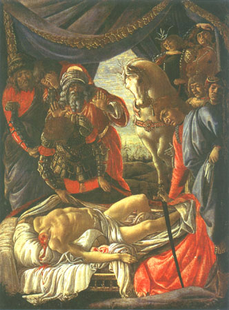 Entdeckung des toten Holofernes van Sandro Botticelli