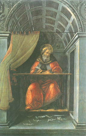 Letzte Kommunion des heiligen Hieronymus van Sandro Botticelli