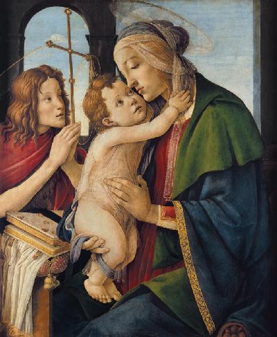 Madonna met kind en de jonge Johannes
