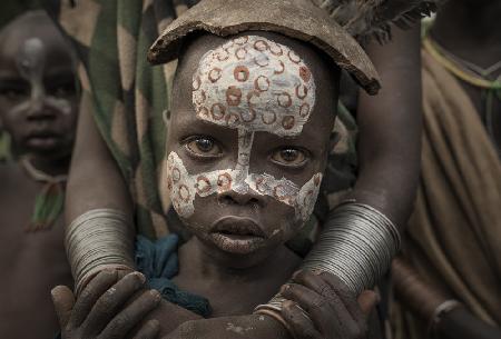 Ethiopian Suri tribes