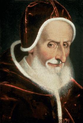 Portrait of Pope Pius V (Michele Ghislieri) (1504-72) 1576-80 (panel)