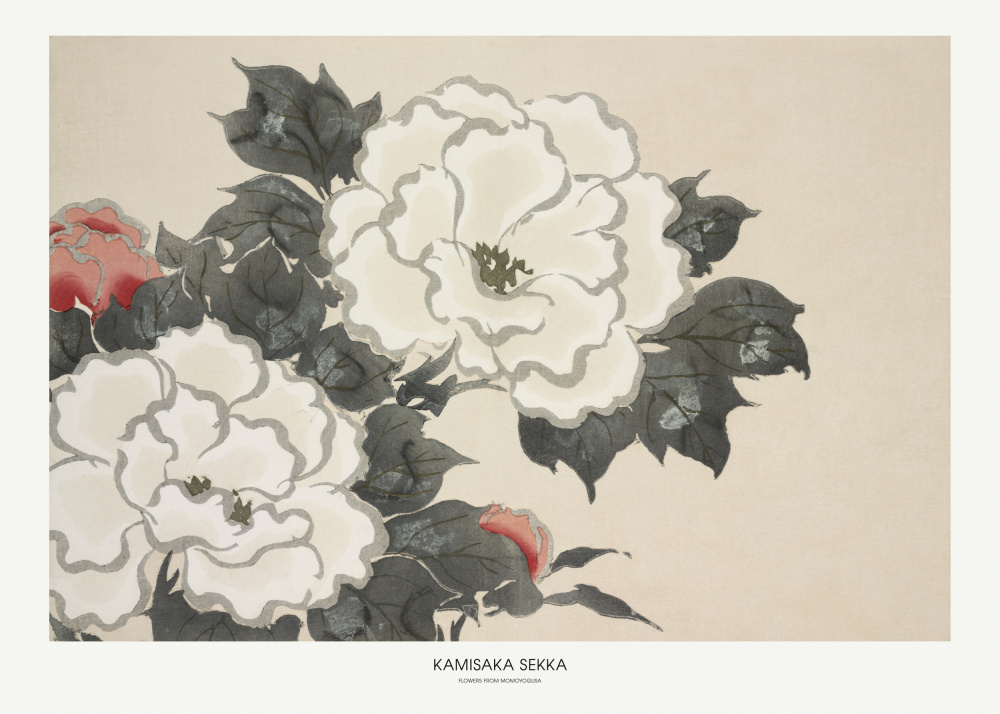 Flowers From Momoyogusa van Kamisaka Sekka