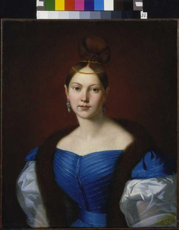 Bildnis einer jungen Frau. van Sergej Konstantinow. Sarjanko
