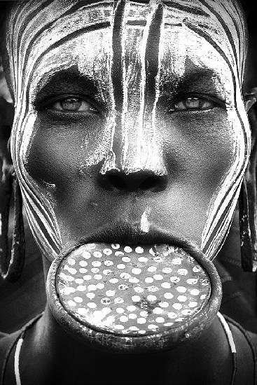 Tribal beauty - Ethiopia, Mursi people