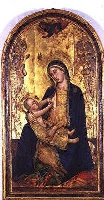 Madonna and Child (tempera on panel)