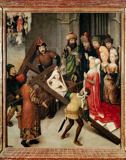 St. Helena and the Miracle of the True Cross van Simon Marmion