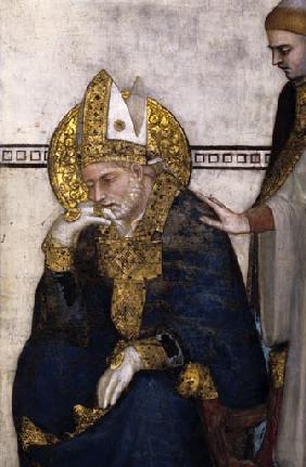 Simone Martini, Vision des Ambrosius