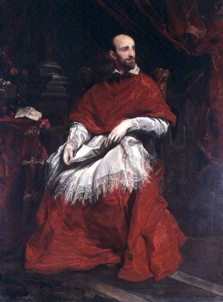 Cardinal Guido Bentivoglio (1579-1644) van Sir Anthony van Dijck