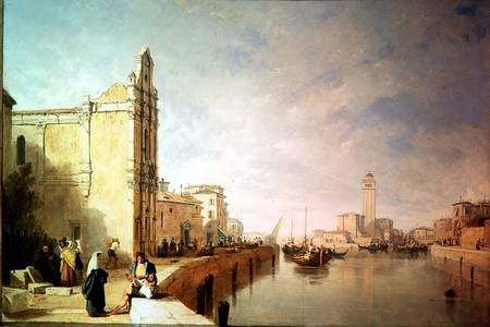 A View of Murano van Sir Augustus Wall Callcott