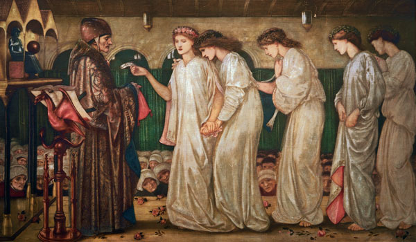 Prinzessin Sabra zieht das Los van Sir Edward Burne-Jones