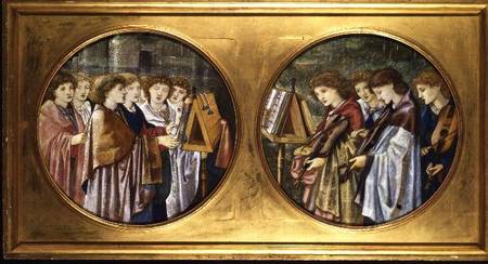Choristers and Musicians van Sir Edward Burne-Jones
