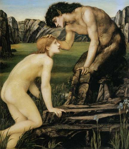 Pan and Psyche van Sir Edward Burne-Jones