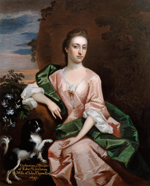 Catharine Littleton, wife of John Floyer van Sir Godfrey Kneller