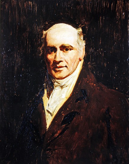 Portrait of an elderly man van Sir Henry Raeburn