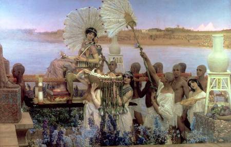 The Finding of Moses by Pharaoh's Daughter van Sir Lawrence Alma-Tadema