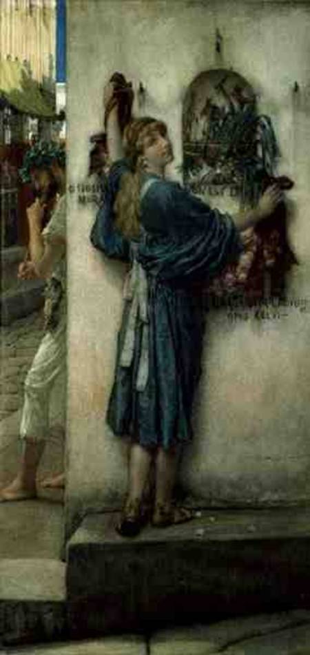 The Street Altar van Sir Lawrence Alma-Tadema