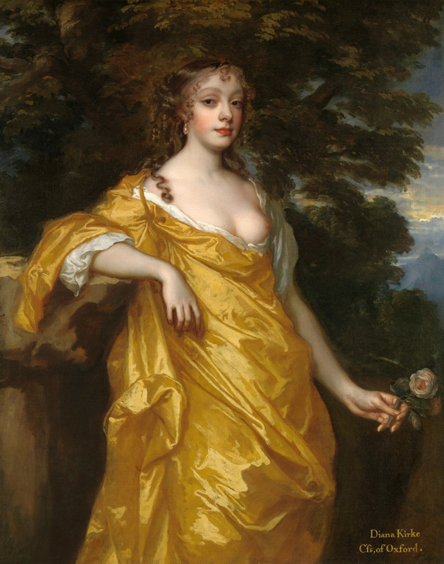 Diana Kirke, Later Countess of Oxford van Sir Peter Lely