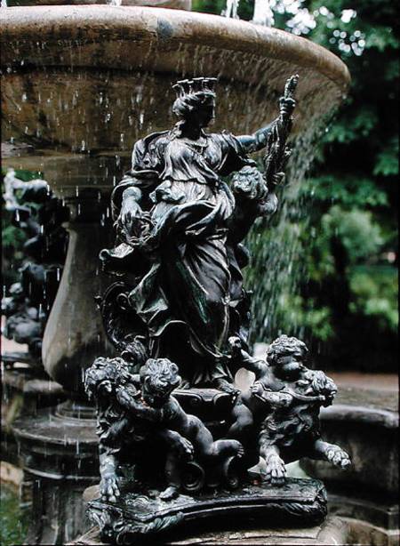 Fountain of Neptune (1661) Island Garden, Aranjuez van Spanish School