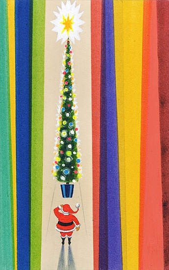 Santas Christmas Tree van Stanley  Cooke