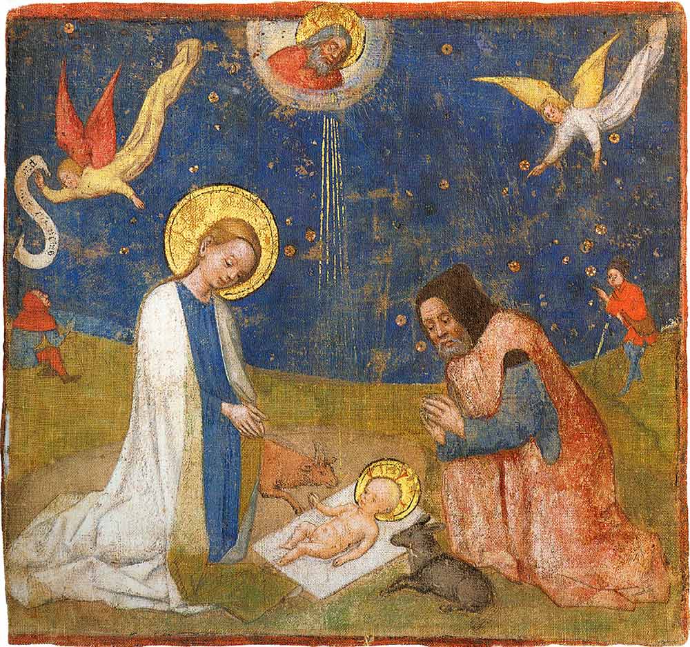 The Adoration of the Christ Child van Stephan Lochner