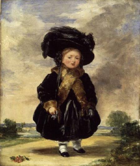 Queen Victoria, aged Four van Stephan Poyntz Denning