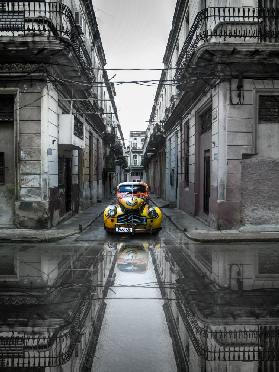 Classic old car in Havana, Cuba