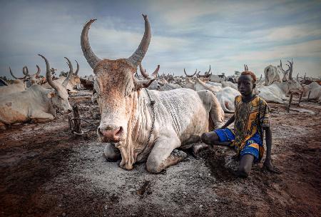 Young Boy of Mundari, South Sudan