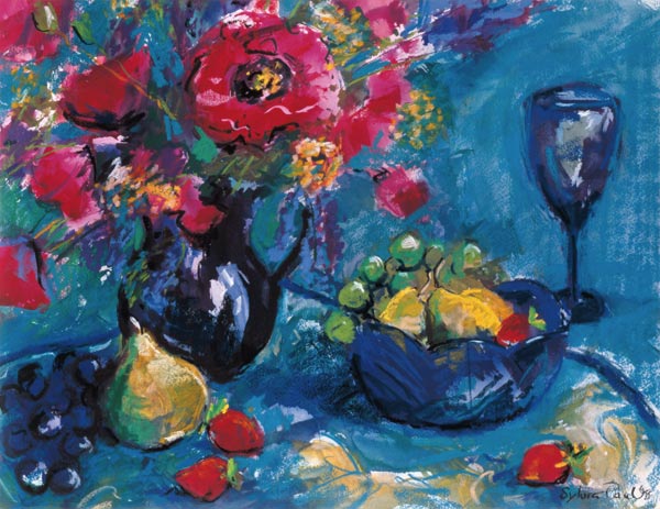 Still Life with Blue Glass, 1999  van Sylvia  Paul