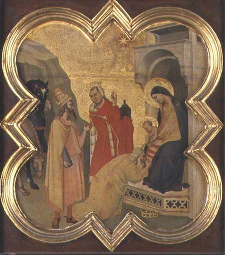 The Adoration of the Magi van Taddeo Gaddi