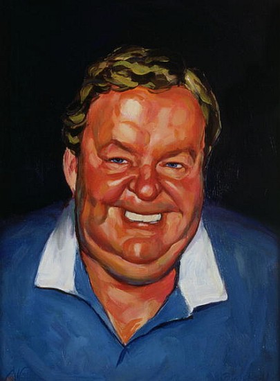Portrait of the Laughing Man, 1993 (oil on canvas)  van Ted  Blackall