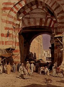 Kairo, am Bazar van Themistokles von Eckenbrecher