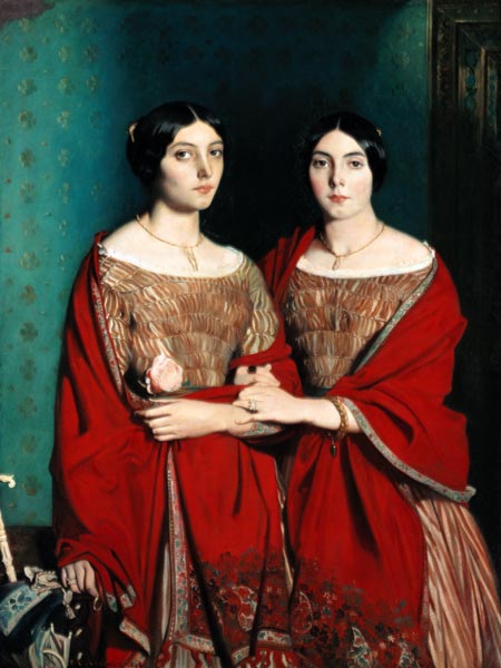Die beiden Schwestern des Künstlers. van Théodore Chassériau
