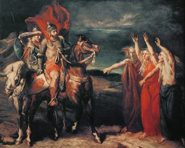 Macbeth van Théodore Chassériau