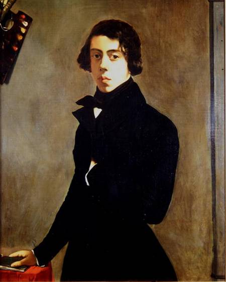 Self Portrait van Théodore Chassériau