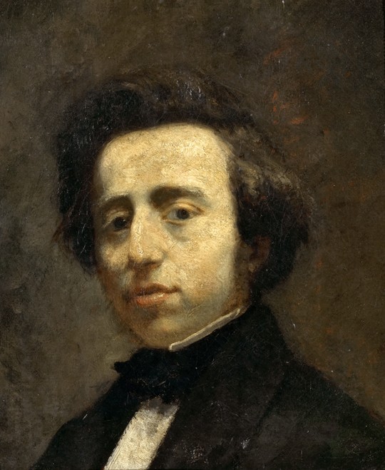 Portrait of Frédéric Chopin van Thomas Couture