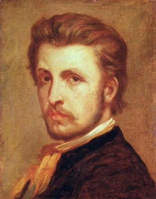 Self Portrait (oil on canvas) van Thomas Couture