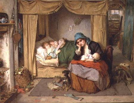 The end of a happy day van Thomas Faed
