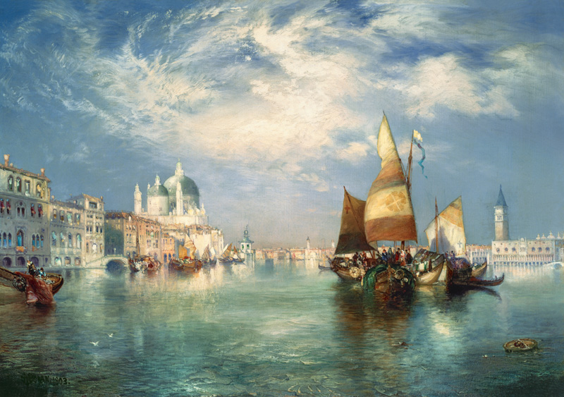 Venedig van Thomas Moran