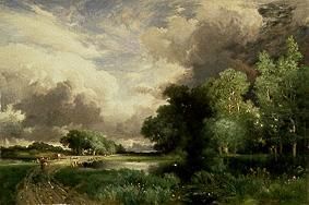 Aufkommender Sturm. van Thomas Moran