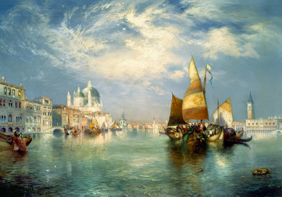 Venedig van Thomas Moran