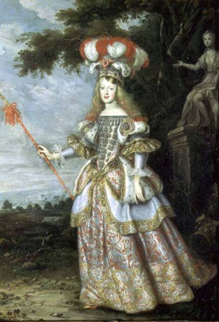 Empress Margaret Theresa (1651-73), 1st wife of Emperor Leopold I (1640-1705) of Austria, dressed as van Thomas of Ypres
