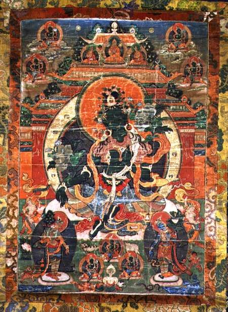 1965.12 Thangka of Green Tara van Tibetan