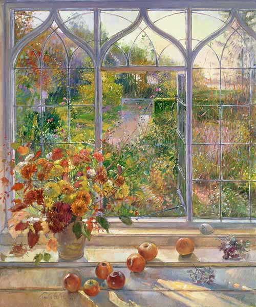 Autumn Windows, 1993 (oil on canvas)  van Timothy  Easton