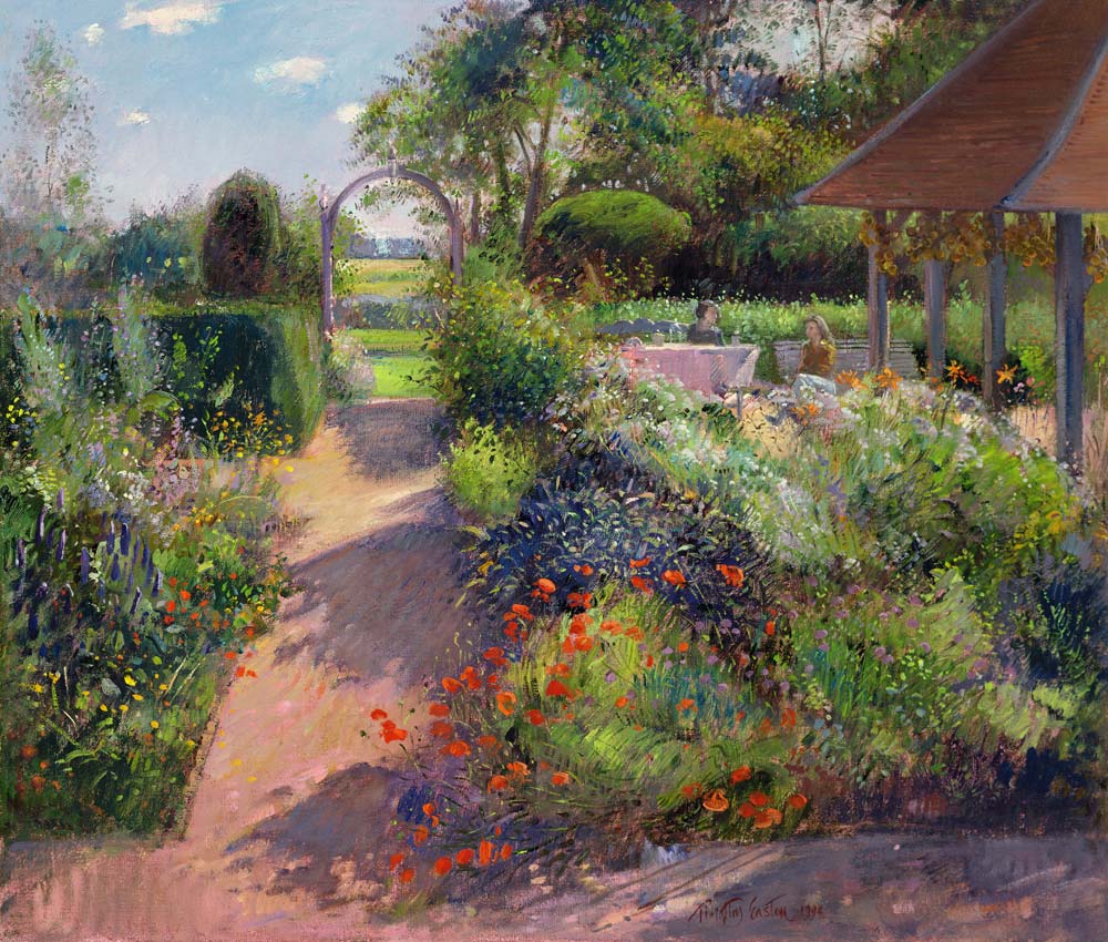 Morning Break in the Garden, 1994  van Timothy  Easton